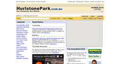 Desktop Screenshot of hurlstonepark.com.au